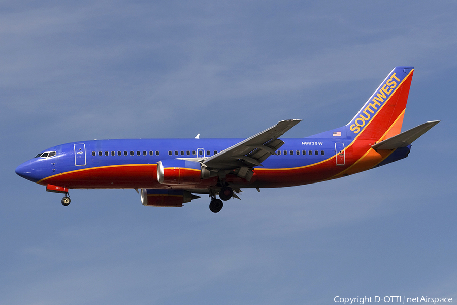 Southwest Airlines Boeing 737-3H4 (N663SW) | Photo 279819