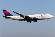Delta Air Lines Boeing 747-451 (N663US) at  Amsterdam - Schiphol, Netherlands