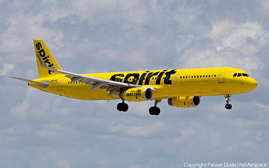 Spirit Airlines Airbus A321-231 (N664NK) | Photo 330171