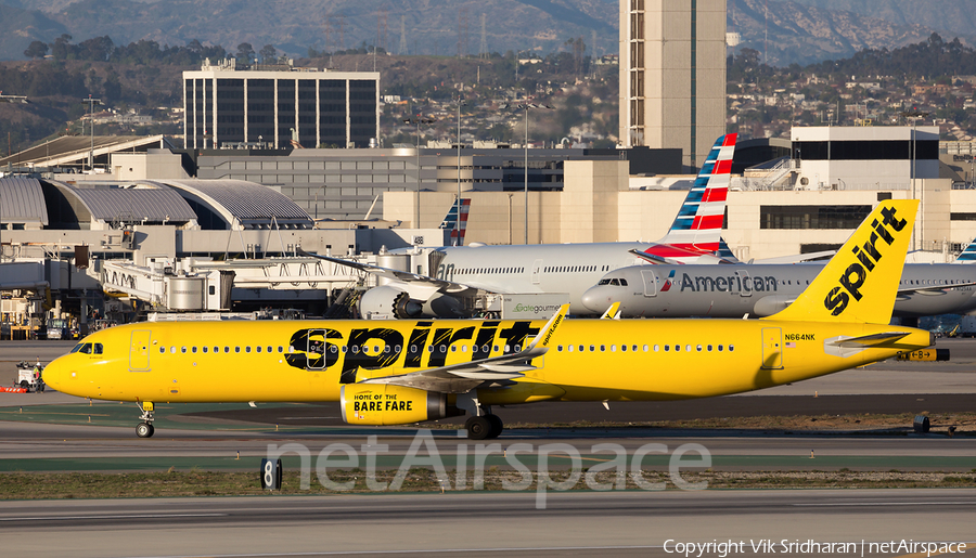 Spirit Airlines Airbus A321-231 (N664NK) | Photo 218394