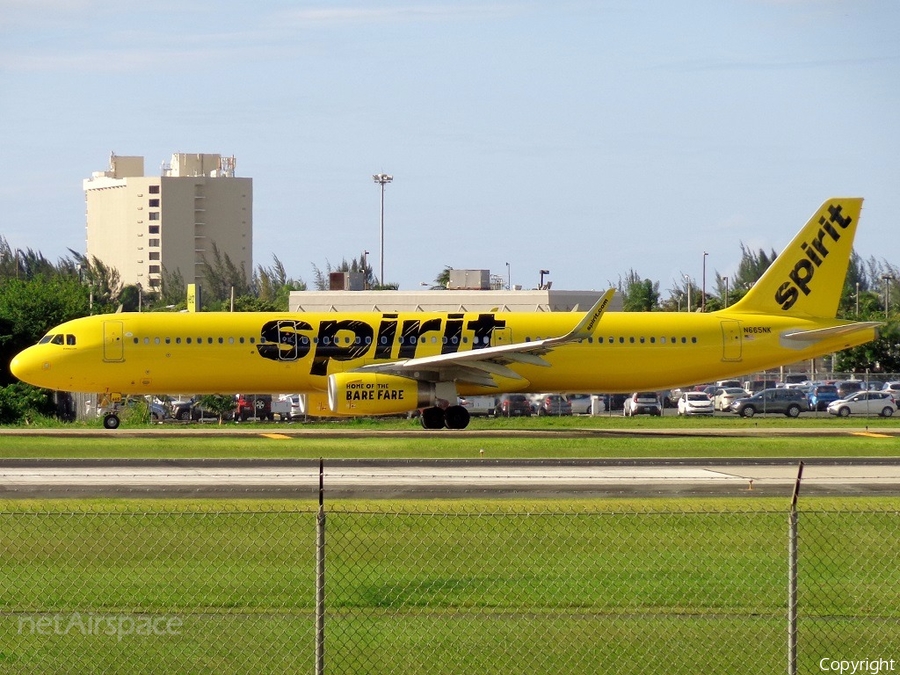 Spirit Airlines Airbus A321-231 (N665NK) | Photo 116535