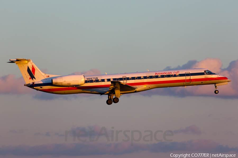 American Eagle (ExpressJet Airlines) Embraer ERJ-145LR (N667GB) | Photo 62496