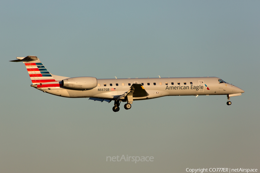 American Eagle (ExpressJet Airlines) Embraer ERJ-145LR (N667GB) | Photo 139892