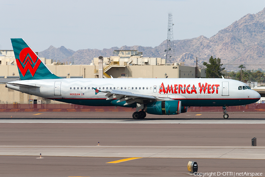 America West Airlines Airbus A320-232 (N668AW) | Photo 187969