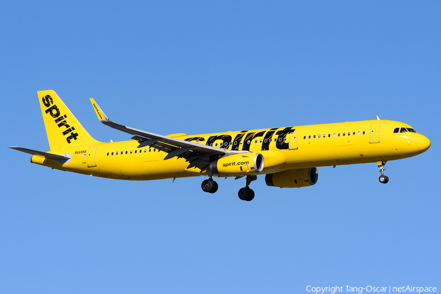 Spirit Airlines Airbus A321-231 (N668NK) | Photo 524882