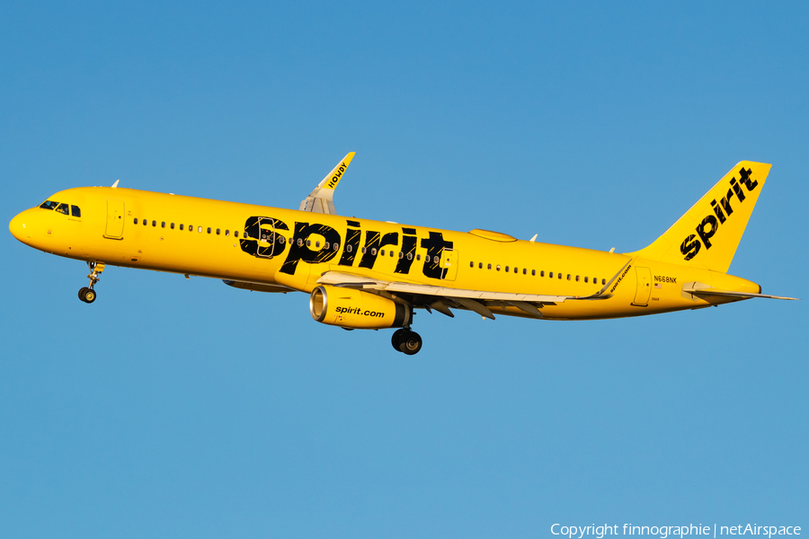 Spirit Airlines Airbus A321-231 (N668NK) | Photo 587489