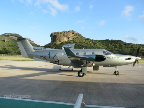 Tradewind Aviation Pilatus PC-12/45 (N668TW) at  St. Bathelemy - Gustavia, Guadeloupe