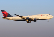 Delta Air Lines Boeing 747-451 (N668US) at  Dallas/Ft. Worth - International, United States