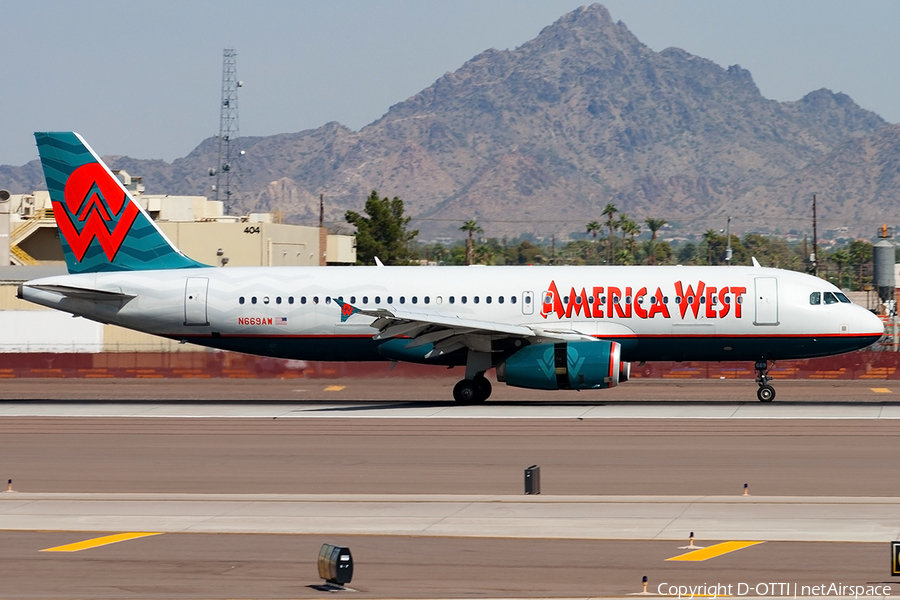 America West Airlines Airbus A320-232 (N669AW) | Photo 187602