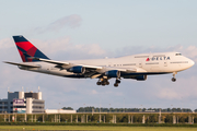 Delta Air Lines Boeing 747-451 (N669US) at  Amsterdam - Schiphol, Netherlands