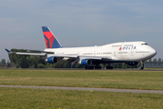 Delta Air Lines Boeing 747-451 (N669US) at  Amsterdam - Schiphol, Netherlands