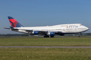 Delta Air Lines Boeing 747-451 (N669US) at  Amsterdam - Schiphol, Netherlands