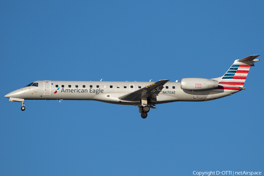 American Eagle Embraer ERJ-145LR (N670AE) | Photo 220590
