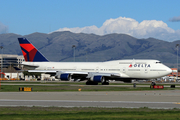 Delta Air Lines Boeing 747-451 (N670US) at  San Jose - Norman Y. Mineta International, United States