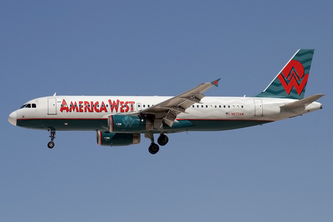 America West Airlines Airbus A320-232 (N672AW) at  Las Vegas - Harry Reid International, United States
