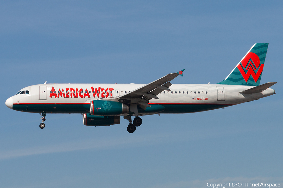 America West Airlines Airbus A320-232 (N672AW) | Photo 186571