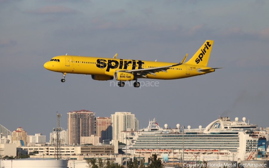 Spirit Airlines Airbus A321-231 (N672NK) | Photo 305077