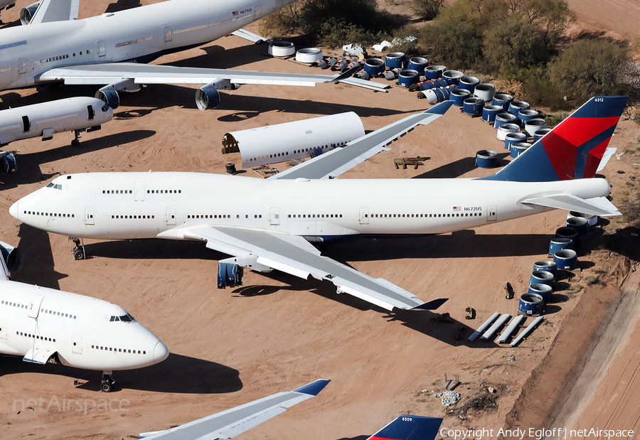 Delta Air Lines Boeing 747-451 (N672US) | Photo 422425