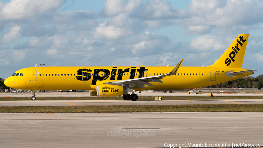 Spirit Airlines Airbus A321-231 (N673NK) | Photo 150476