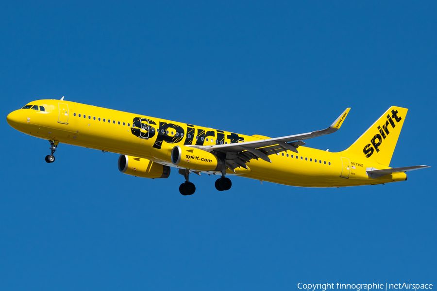 Spirit Airlines Airbus A321-231 (N673NK) | Photo 587394
