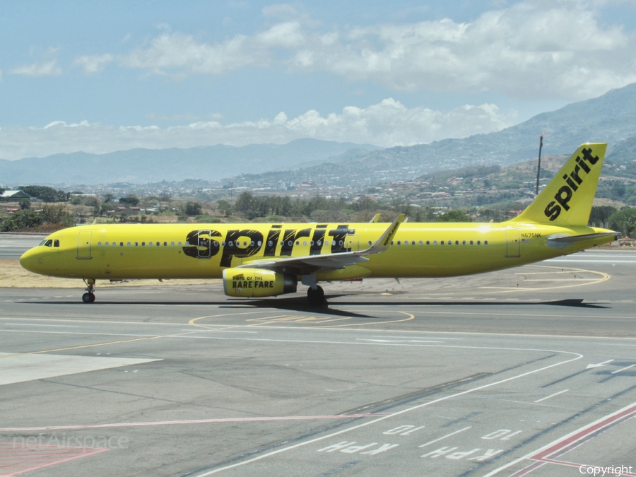 Spirit Airlines Airbus A321-231 (N675NK) | Photo 377892