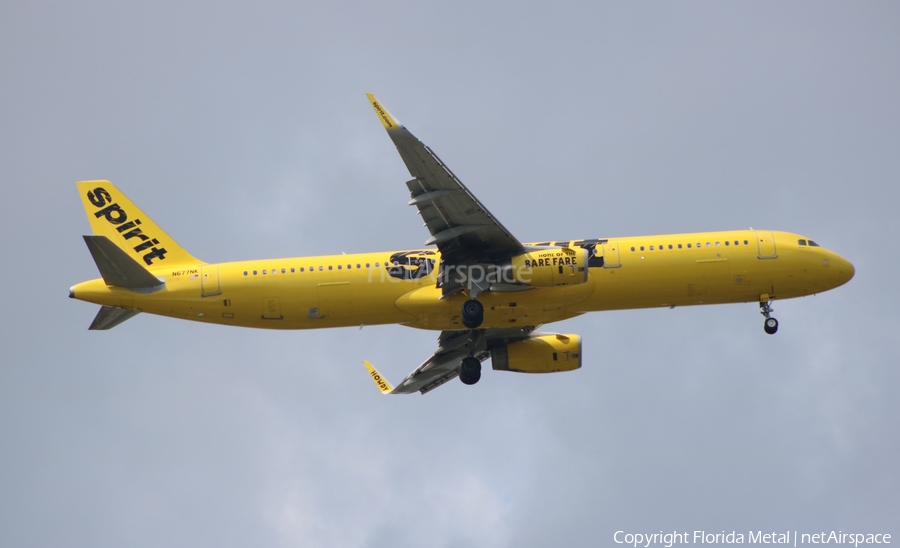 Spirit Airlines Airbus A321-231 (N677NK) | Photo 351242