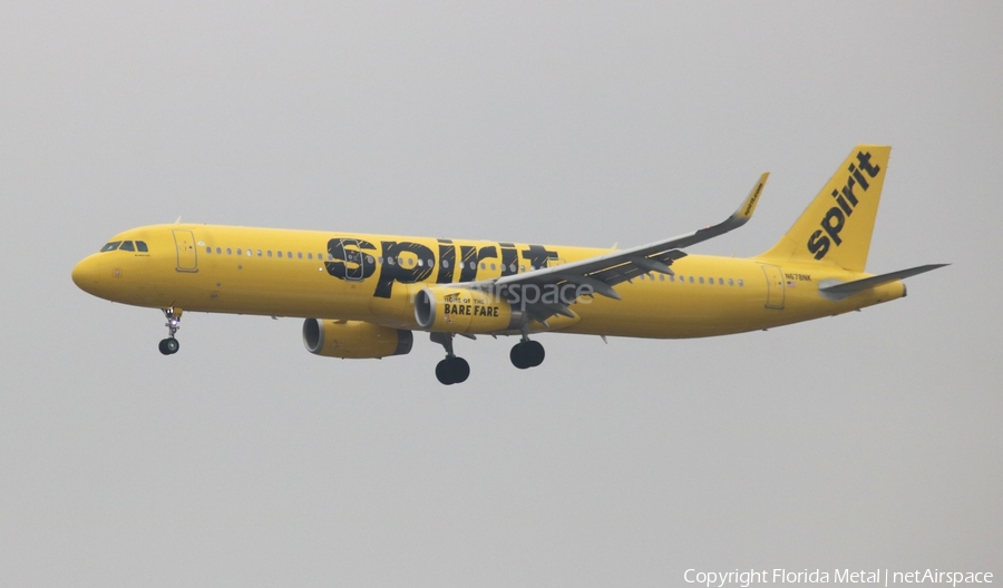 Spirit Airlines Airbus A321-231 (N678NK) | Photo 305083