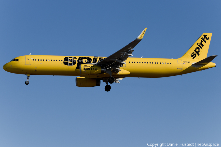 Spirit Airlines Airbus A321-231 (N678NK) | Photo 448555