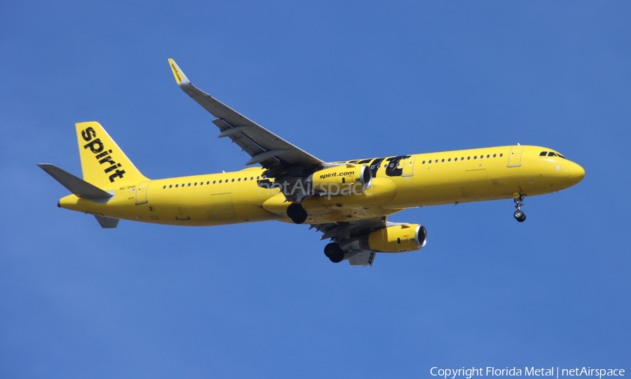 Spirit Airlines Airbus A321-231 (N678NK) | Photo 621789