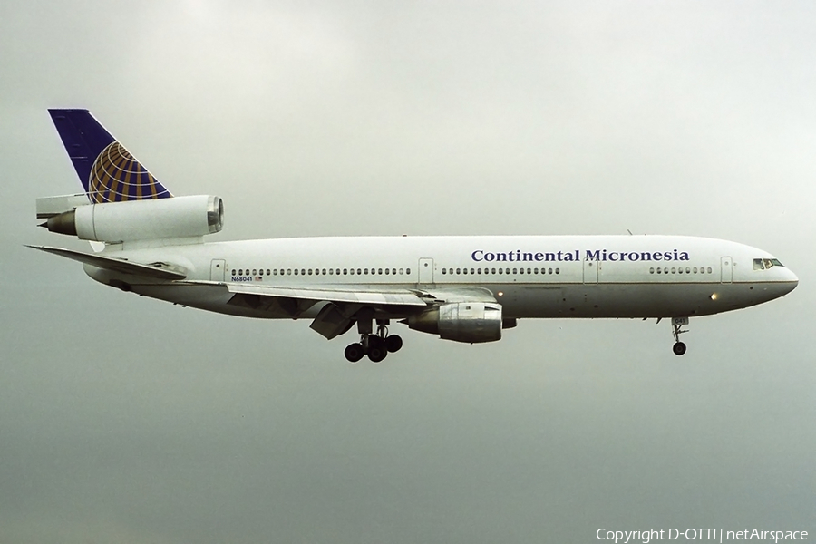 Continental Micronesia McDonnell Douglas DC-10-10 (N68041) | Photo 292621