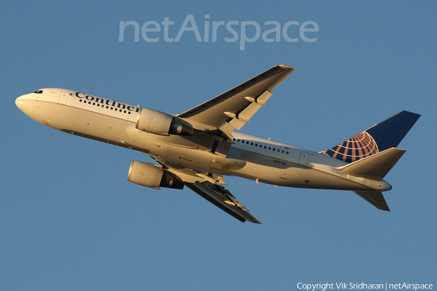 Continental Airlines Boeing 767-224(ER) (N68155) | Photo 7216