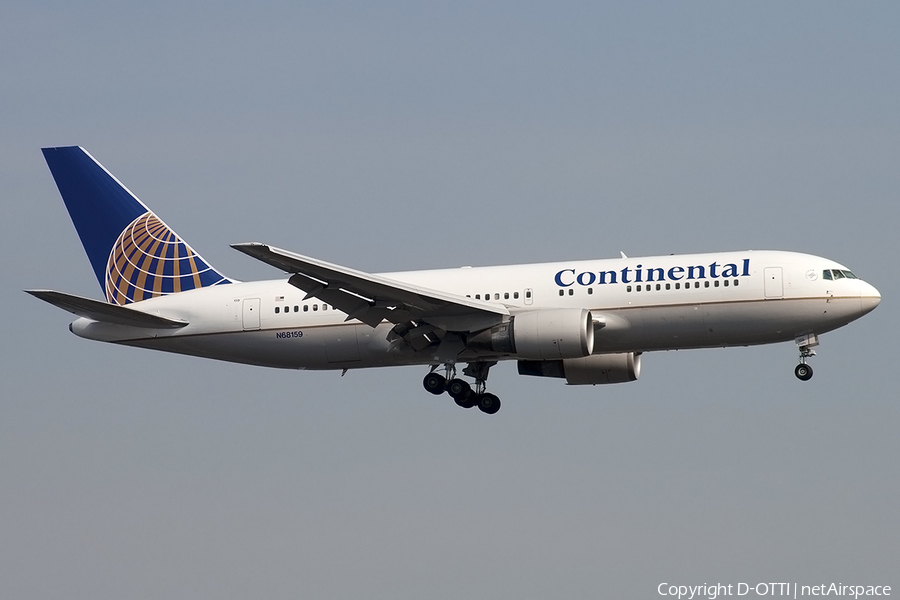Continental Airlines Boeing 767-224(ER) (N68159) | Photo 176574