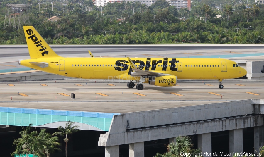 Spirit Airlines Airbus A321-231 (N682NK) | Photo 351244