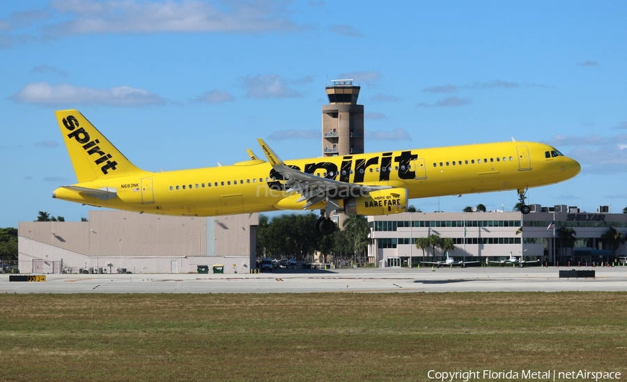 Spirit Airlines Airbus A321-231 (N683NK) | Photo 621928