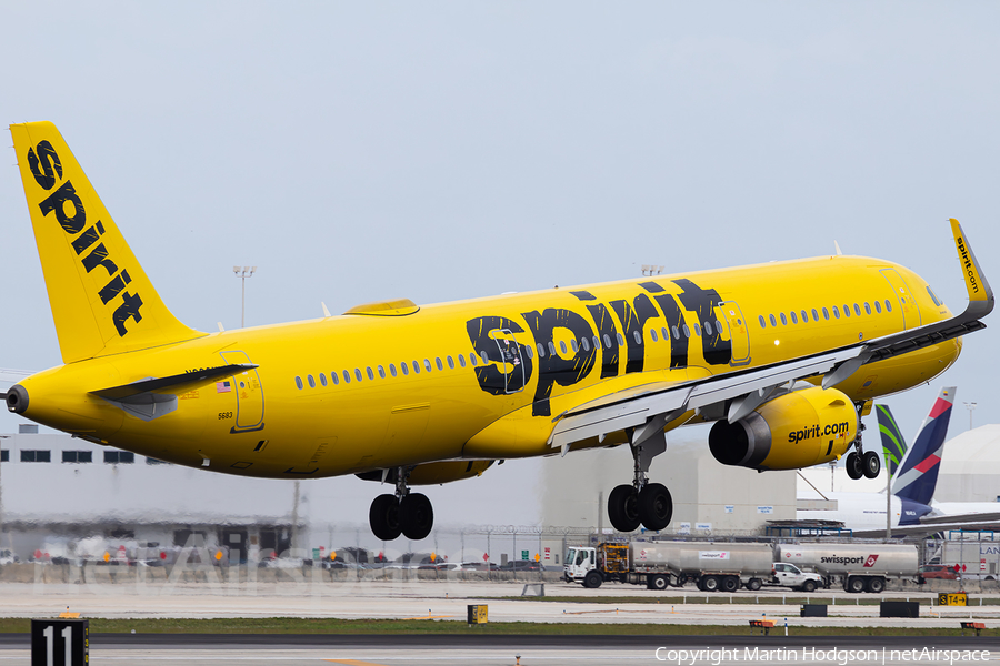 Spirit Airlines Airbus A321-231 (N683NK) | Photo 613266