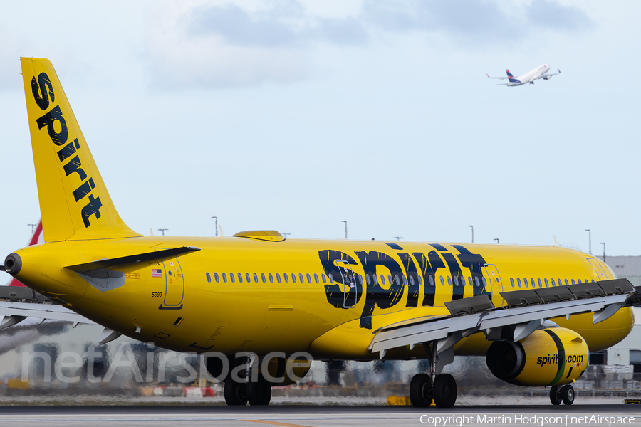 Spirit Airlines Airbus A321-231 (N683NK) | Photo 640044