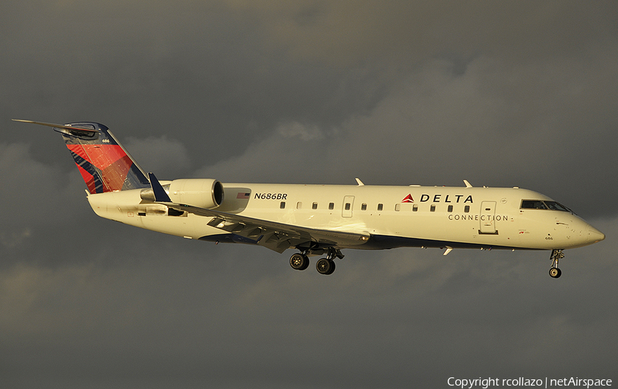 Delta Connection (ExpressJet Airlines) Bombardier CRJ-200ER (N686BR) | Photo 117780