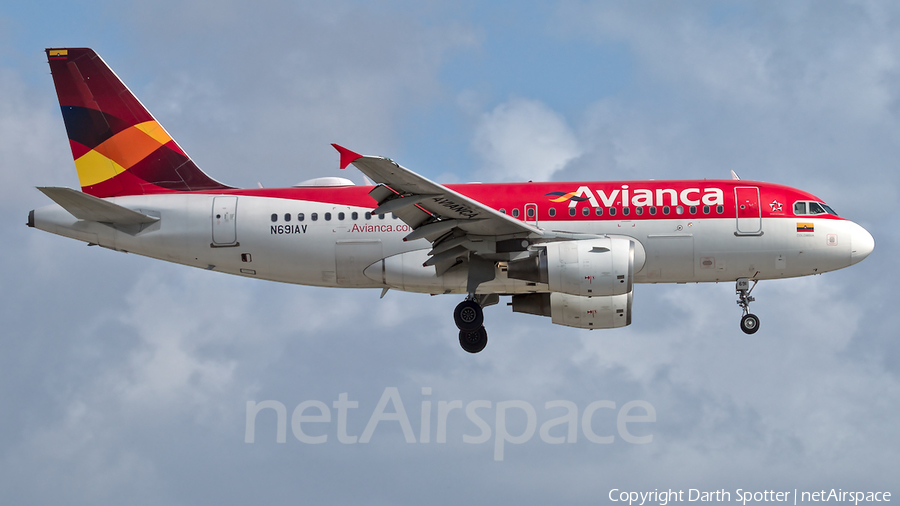 Avianca Airbus A319-115 (N691AV) | Photo 381904