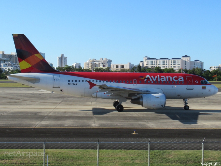 Avianca Airbus A319-115 (N691AV) | Photo 304392