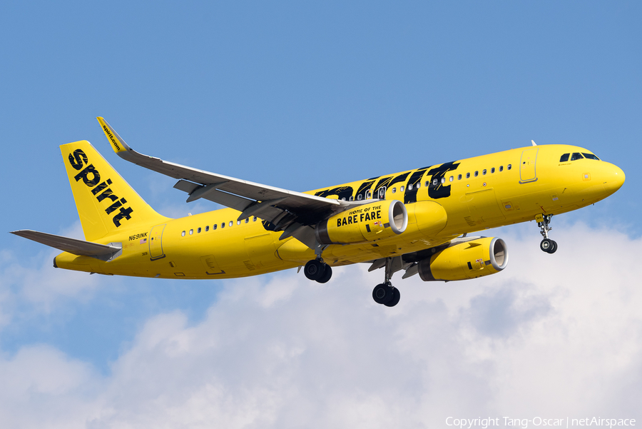 Spirit Airlines Airbus A320-232 (N691NK) | Photo 439675