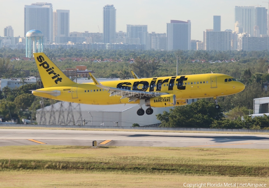 Spirit Airlines Airbus A320-232 (N691NK) | Photo 358108