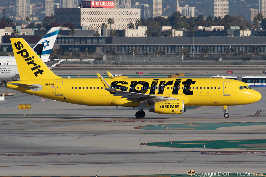 Spirit Airlines Airbus A320-232 (N691NK) | Photo 540492