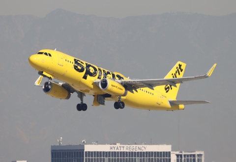 Spirit Airlines Airbus A320-232 (N691NK) at  Los Angeles - International, United States