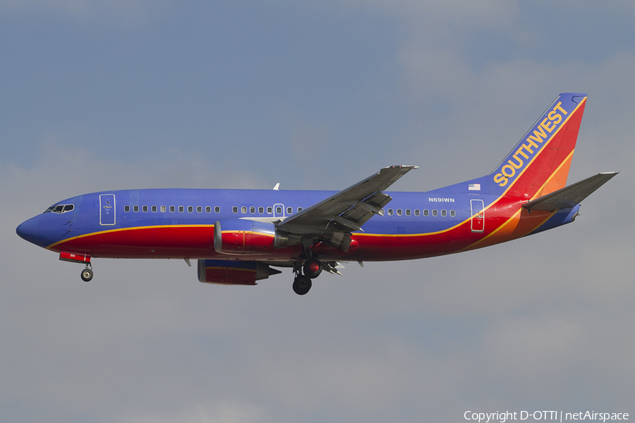 Southwest Airlines Boeing 737-3G7 (N691WN) | Photo 339336