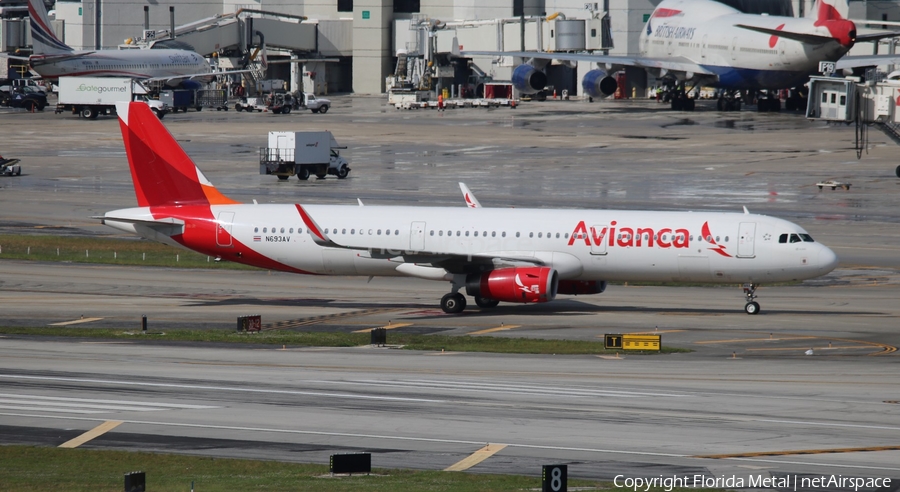 Avianca Airbus A321-231 (N693AV) | Photo 305094