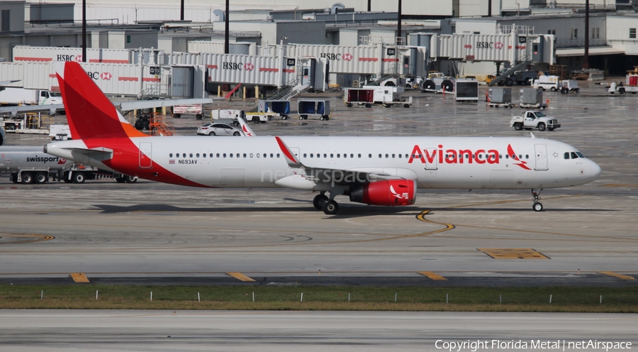 Avianca Airbus A321-231 (N693AV) | Photo 622455