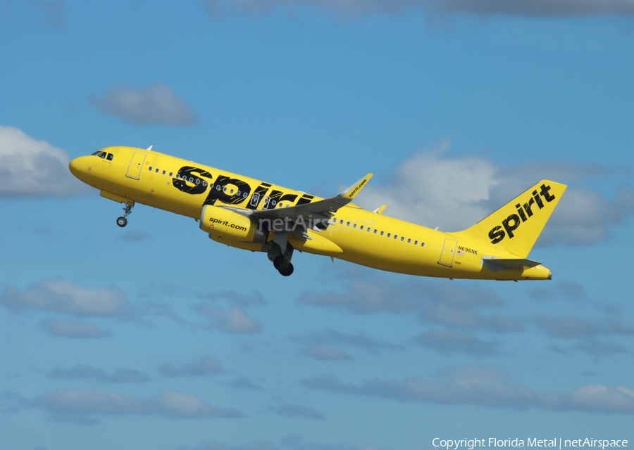 Spirit Airlines Airbus A320-232 (N696NK) | Photo 622484