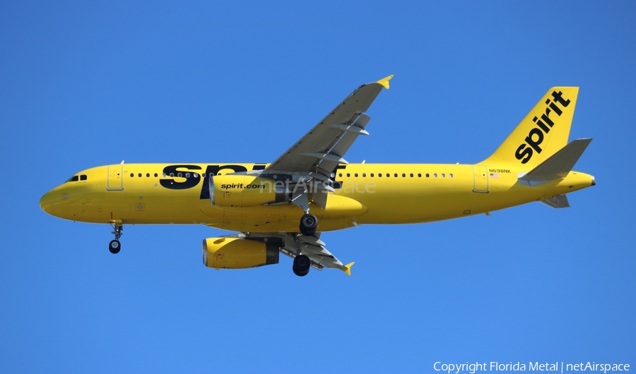 Spirit Airlines Airbus A320-232 (N698NK) | Photo 622493