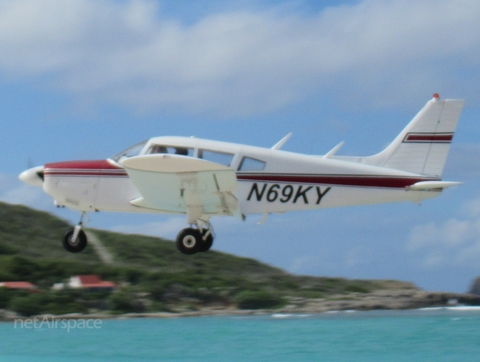 (Private) Piper PA-28-180 Challenger (N69KY) at  St. Bathelemy - Gustavia, Guadeloupe