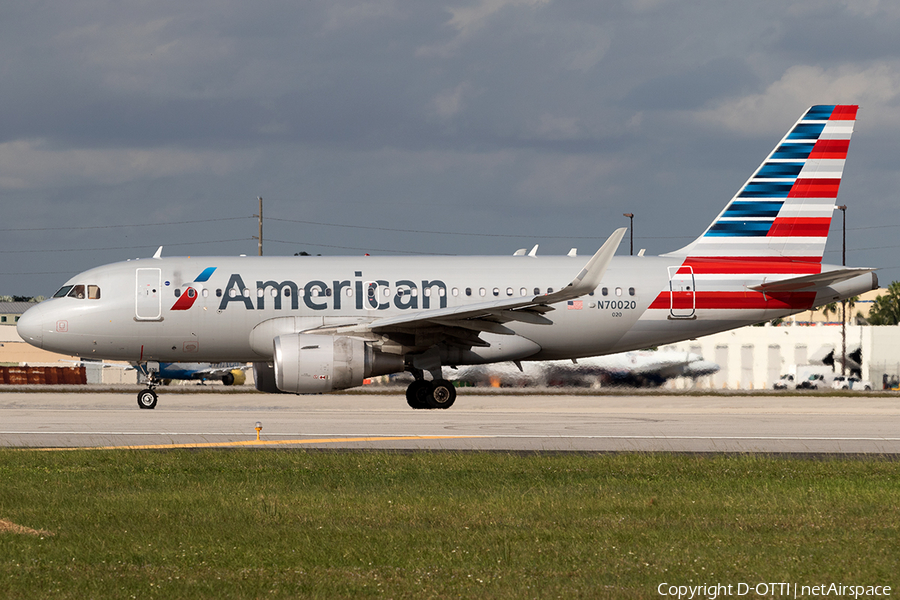 American Airlines Airbus A319-115 (N70020) | Photo 134458